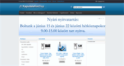 Desktop Screenshot of kaputelefon.hu